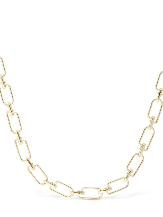 EÉRA: Reine 18kt gold & diamond chain necklace - Gold/Crystal - women_1 | Luisa Via Roma