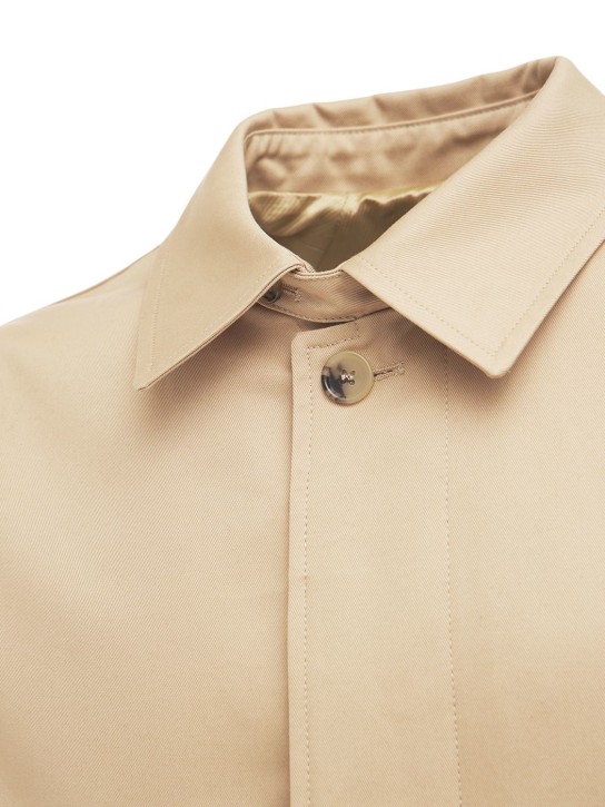 A.P.C.: ABRIGO IMPERMEABLE "MACVILLE" DE GABARDINA - men_3 | Luisa Via Roma