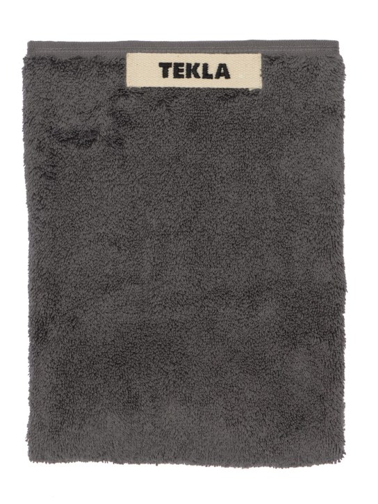 Tekla: Set de 3 toallas de algodón orgánico - Gris Carbón - ecraft_1 | Luisa Via Roma