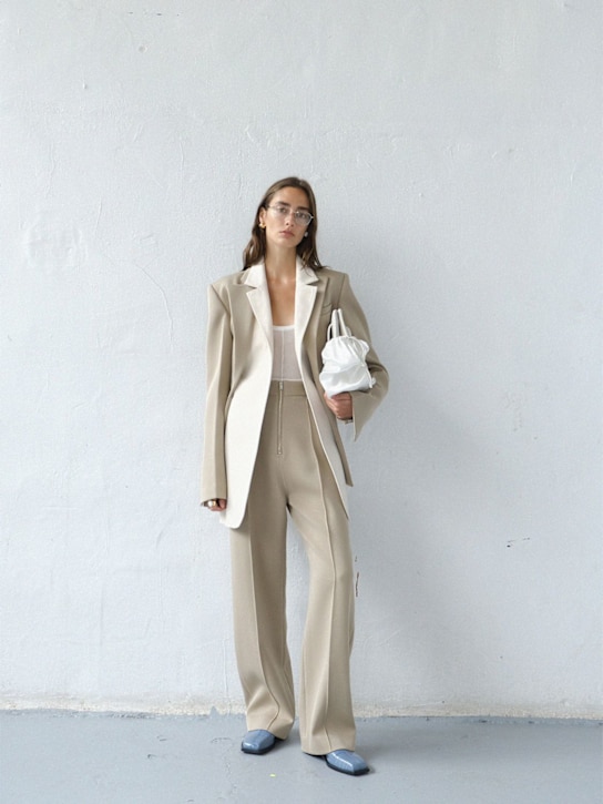 Peter Do: MITTELSCHWERE ITALIENISCHE WOLLHOSE - Beige - women_1 | Luisa Via Roma