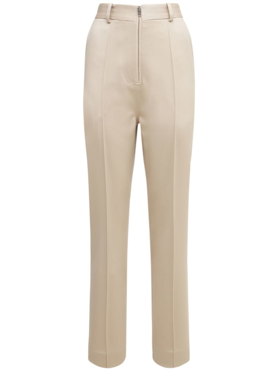 Peter Do: MITTELSCHWERE ITALIENISCHE WOLLHOSE - Beige - women_0 | Luisa Via Roma