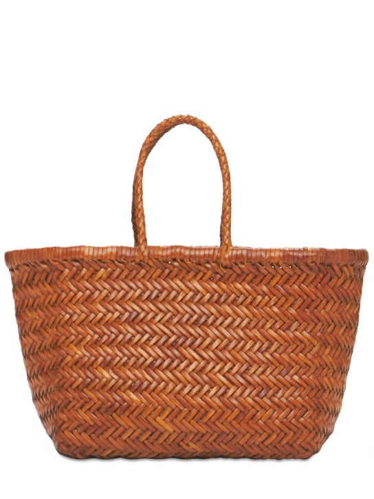 Dragon Diffusion: Triple Jump Small leather basket bag - women_0 | Luisa Via Roma