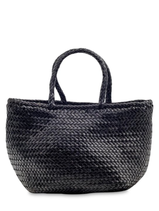 Dragon Diffusion: Grace Small woven leather basket bag - women_0 | Luisa Via Roma