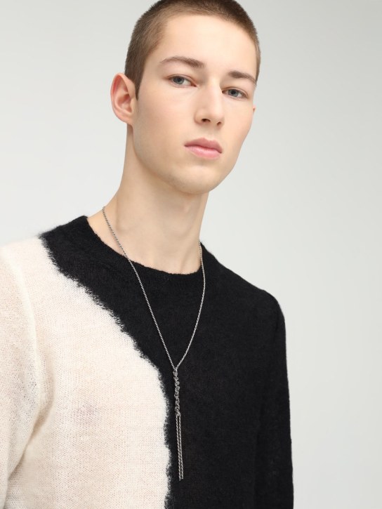 Crochet y-shaped necklace - Emanuele Bicocchi - Men | Luisaviaroma