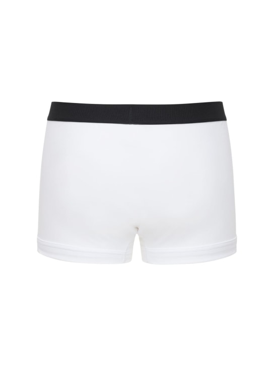 Tom Ford: Pack of 2 logo cotton boxer briefs - White - men_4 | Luisa Via Roma