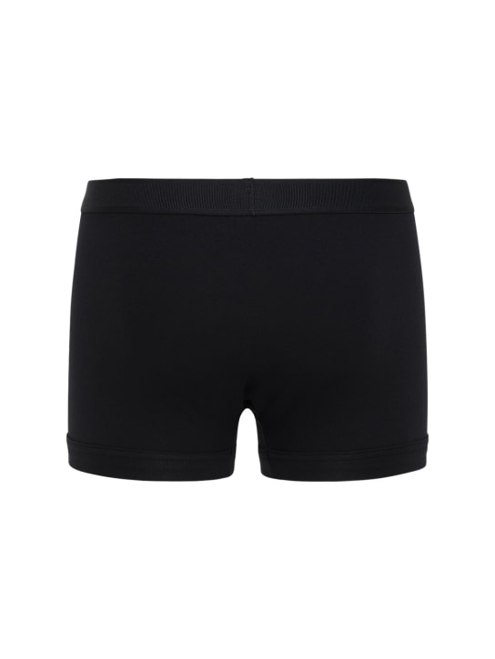 Tom Ford: Pack of 2 logo cotton boxer briefs - Black - men_4 | Luisa Via Roma