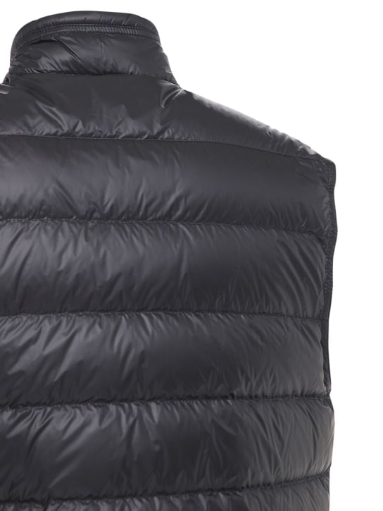 Moncler: Gui quilted nylon down vest - Black - men_4 | Luisa Via Roma