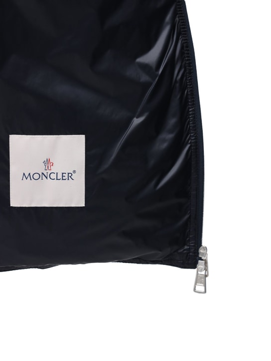 Moncler: Piumino smanicato Gui in nylon trapuntato - Navy - men_4 | Luisa Via Roma