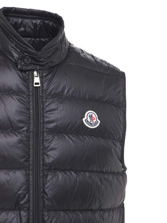 Moncler: Gui quilted nylon down vest - Black - men_1 | Luisa Via Roma