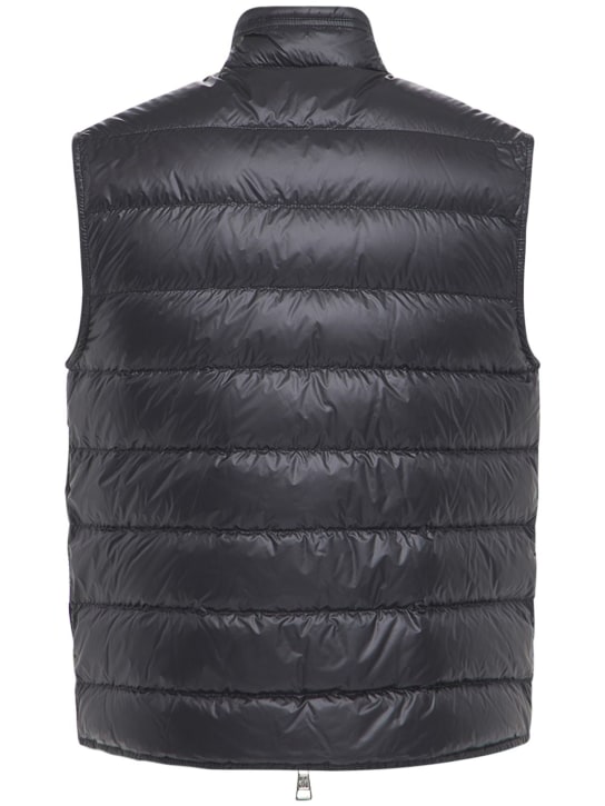 Moncler: Gui quilted nylon down vest - Black - men_3 | Luisa Via Roma