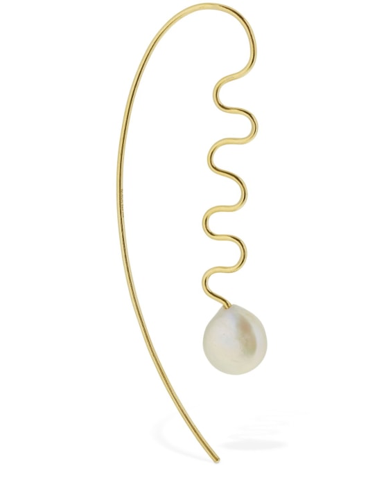 Maria Black: Mono boucle d'oreille avec perles Agosto - Or/Perle - women_0 | Luisa Via Roma