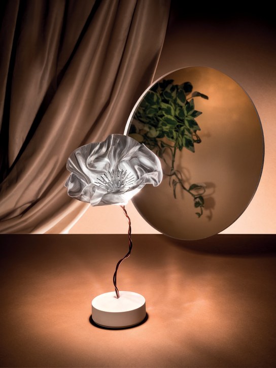 Slamp: Lampe de table à batterie Lafleur Prisma - Transparent - ecraft_1 | Luisa Via Roma