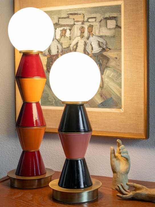 Marioni: Lampe de table Palm - Noir - ecraft_1 | Luisa Via Roma