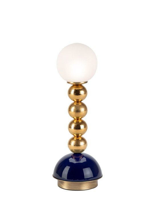Marioni: Lampada da tavolo piccola Pins - Blu/Oro - ecraft_0 | Luisa Via Roma