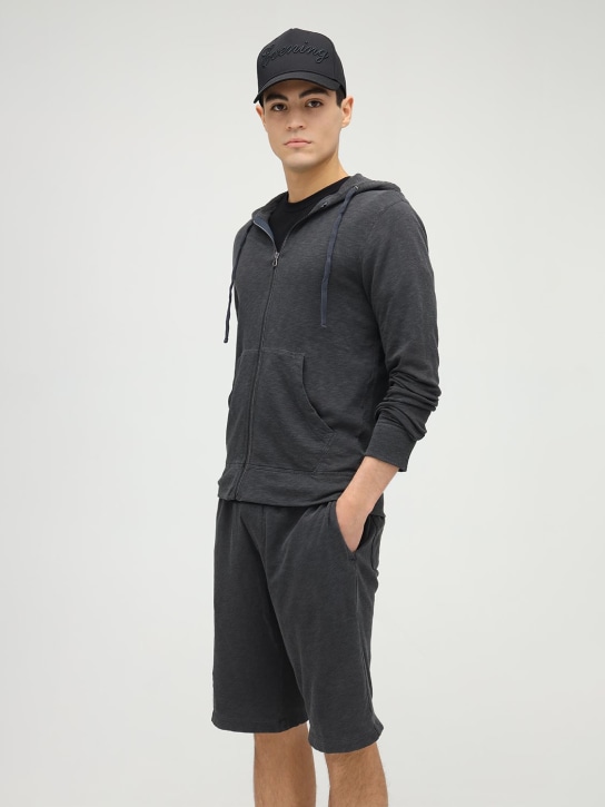 Vintage cotton french terry zip hoodie - Thumbnail 2