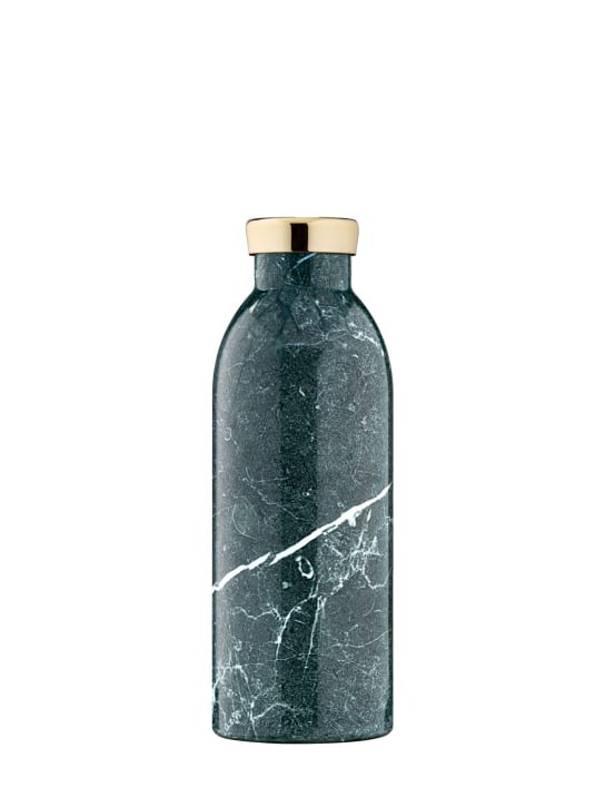 24bottles: 500ml Green Marble Clima bottle - Green - ecraft_1 | Luisa Via Roma