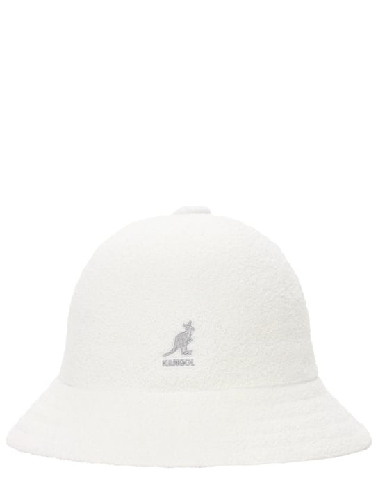 Kangol: Bermuda casual bucket hat - White - men_0 | Luisa Via Roma
