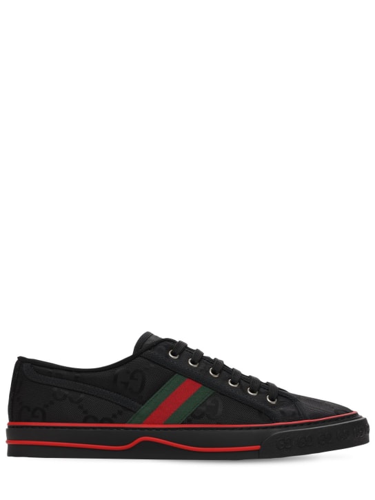 Gucci: Sneakers Off The Grid Tennis 1977 de econyl® - Negro - men_0 | Luisa Via Roma