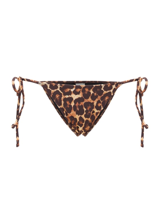 Tropic Of C: Equator tech bikini bottoms - Leopard - women_0 | Luisa Via Roma