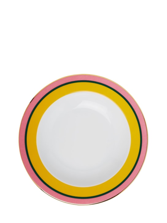 La Double J: Rainbow soup dish & dinner plate - Rainbow Giallo - ecraft_2 | Luisa Via Roma