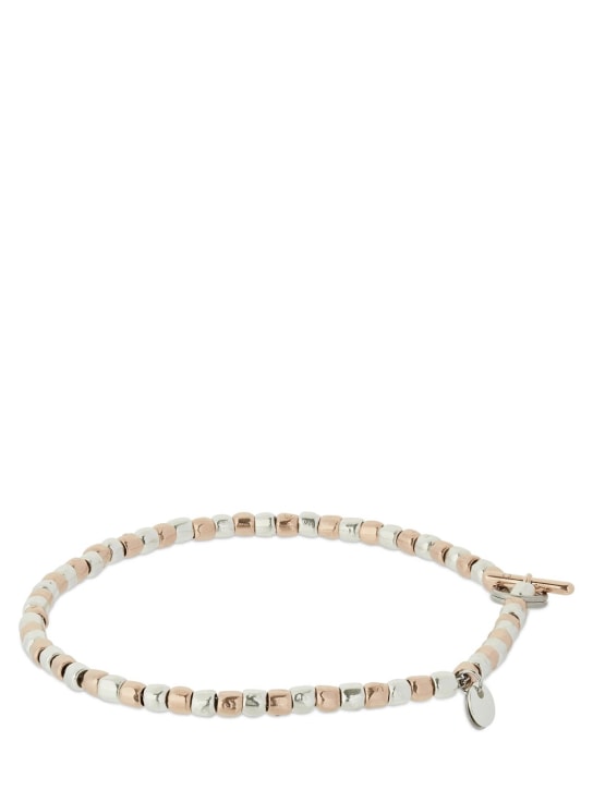 DoDo: Bracelet mini bicolore Granelli - Argent/Or - men_1 | Luisa Via Roma