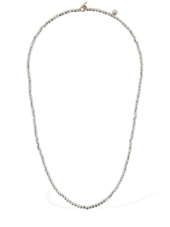 DoDo: Mini Granelli chain necklace - Silver - men_0 | Luisa Via Roma