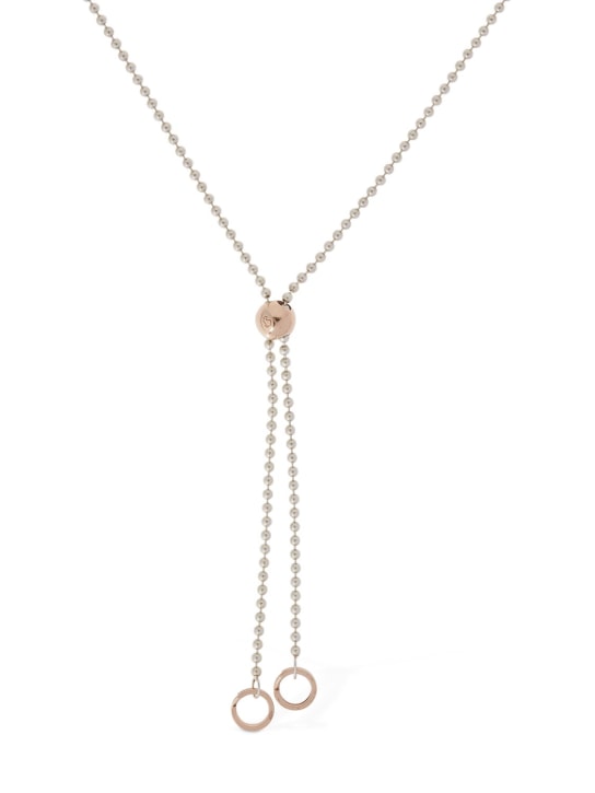 DoDo: Bollicine long chain necklace - Silver/Gold - women_0 | Luisa Via Roma
