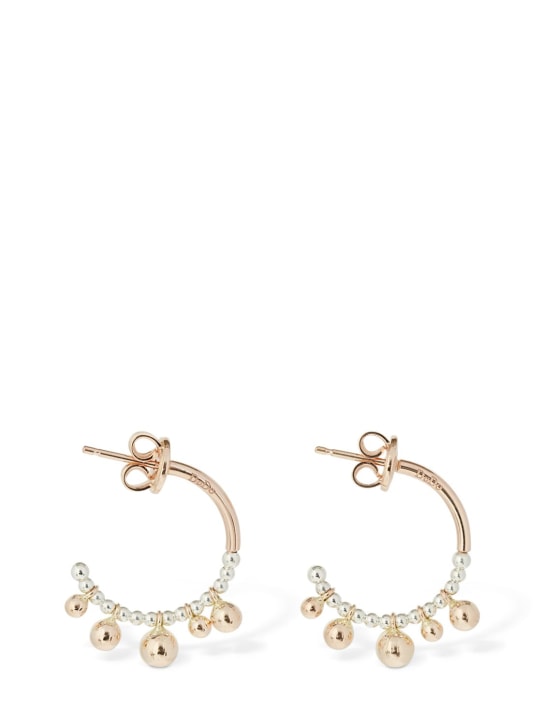 DoDo: Bollicine small hoop earrings - Gold/Silver - women_0 | Luisa Via Roma