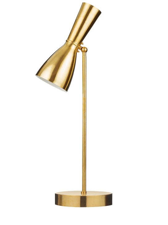 Il Bronzetto: Wormhole 04 brass table lamp - Gold - ecraft_0 | Luisa Via Roma