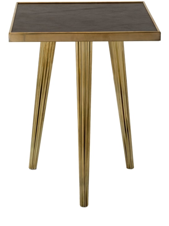 Il Bronzetto: Urban 05 square table - Gold/Brown - ecraft_0 | Luisa Via Roma