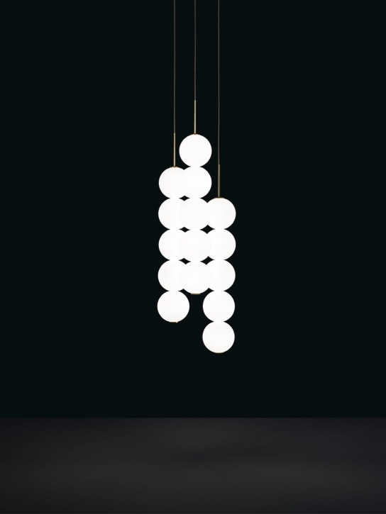Terzani: Abacus suspension lamp - Gold - ecraft_1 | Luisa Via Roma