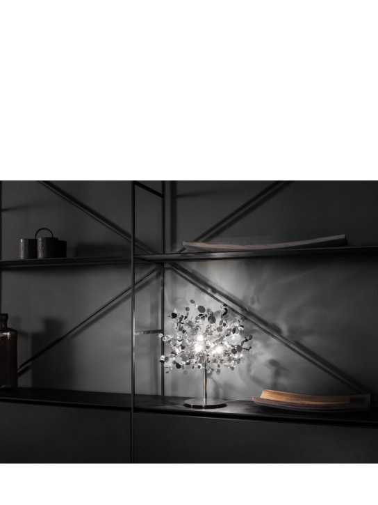 Terzani: Argent table lamp - Silver - ecraft_1 | Luisa Via Roma