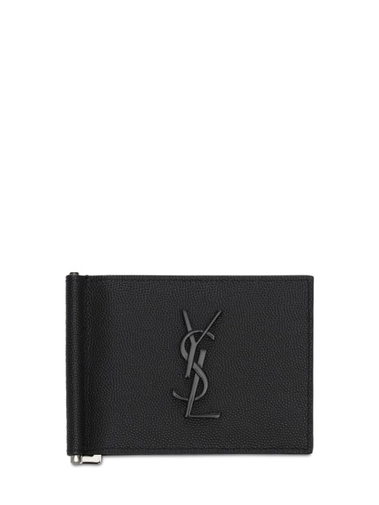 Saint laurent bill online clip wallet