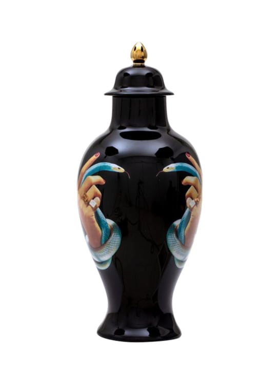 Seletti: Vase Hands With Snakes - Noir - ecraft_0 | Luisa Via Roma
