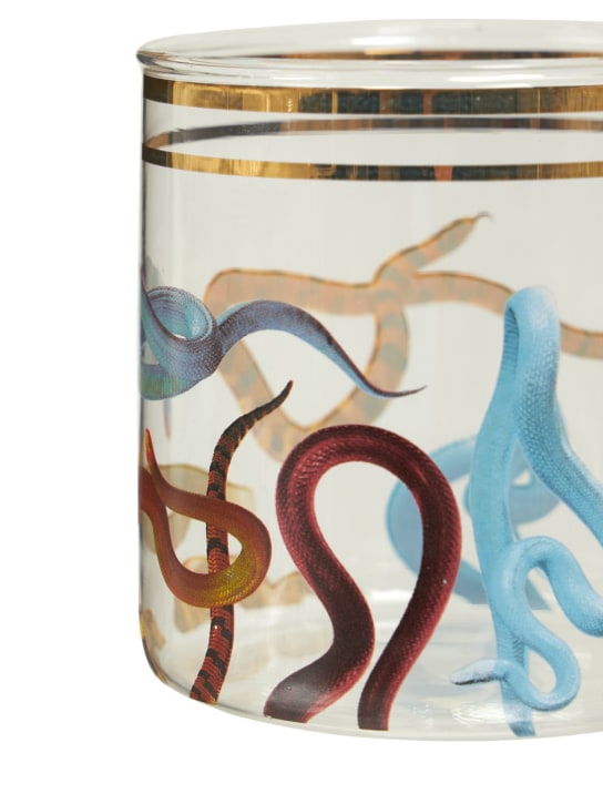 Seletti: Snake glass - Şeffaf - ecraft_1 | Luisa Via Roma