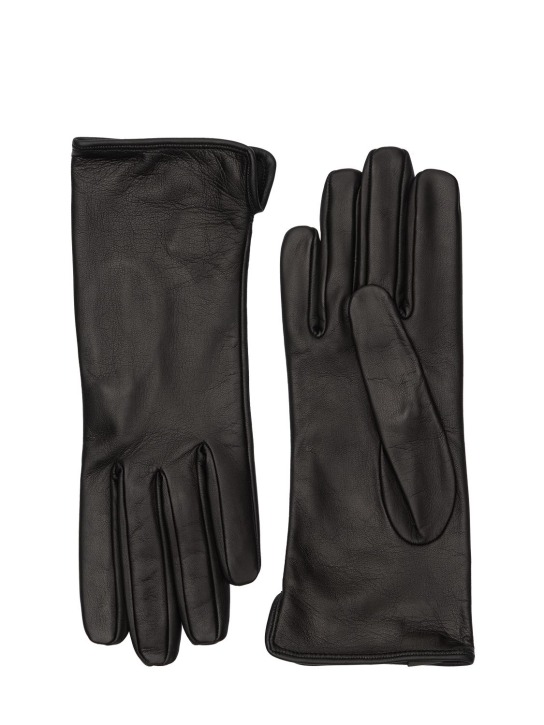 Mario Portolano: Leather gloves - women_0 | Luisa Via Roma