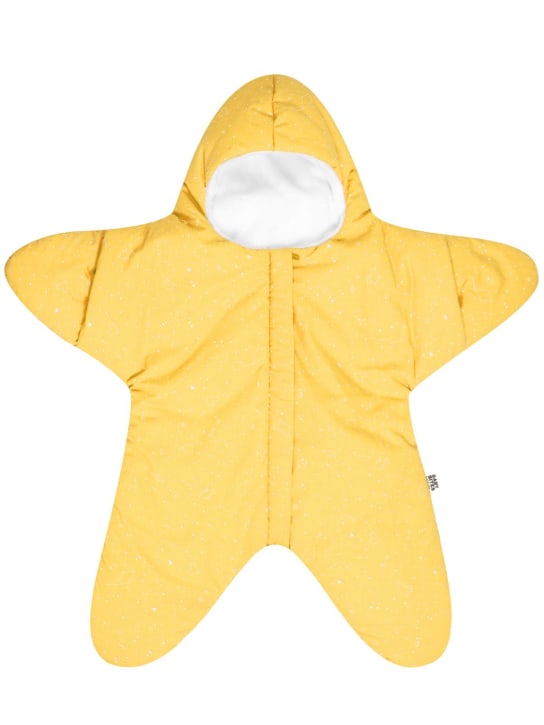 BABY BITES: Star cotton newborn sleeping bag - Yellow - kids-boys_0 | Luisa Via Roma