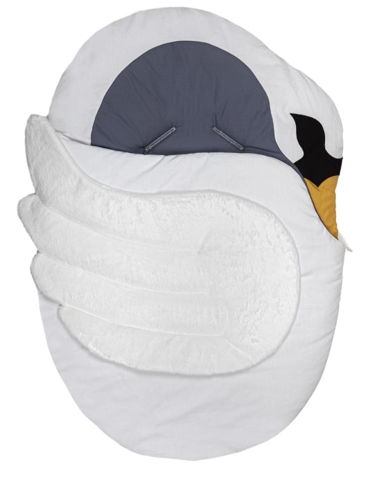 BABY BITES: Swan cotton baby sleeping bag - White - kids-girls_0 | Luisa Via Roma