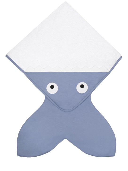 BABY BITES: Shark cotton towel - kids-girls_0 | Luisa Via Roma