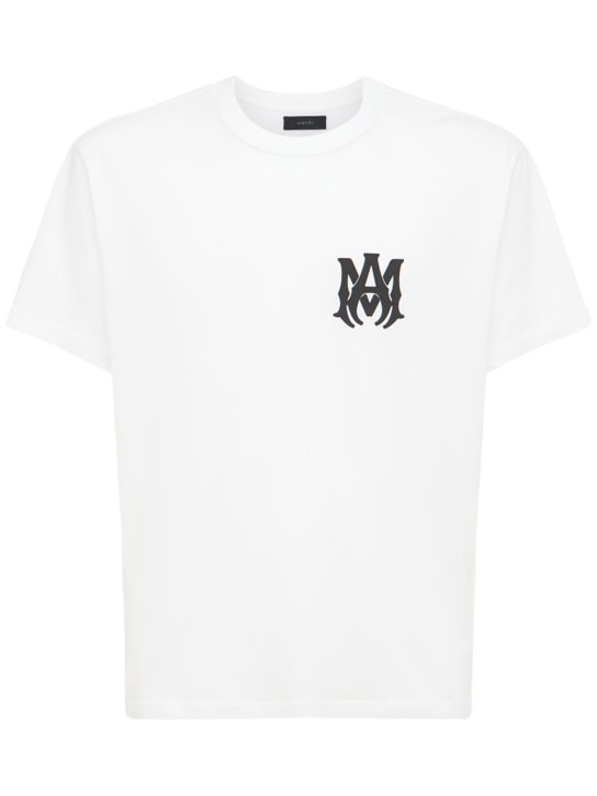 Amiri: MA cotton jersey t-shirt - Beyaz - men_0 | Luisa Via Roma