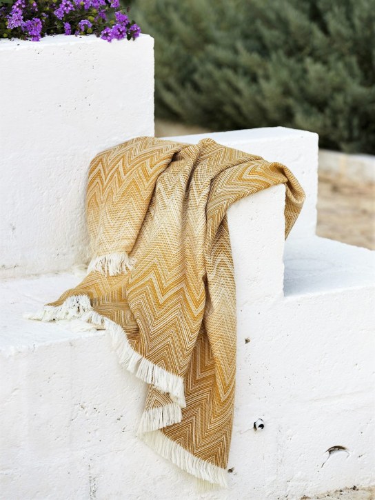 Missoni Home: Manta de lana con flecos - Naranja - ecraft_1 | Luisa Via Roma