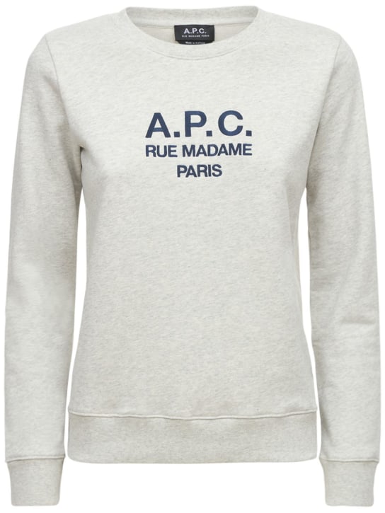 A.P.C.: Tina logo jersey sweatshirt - women_0 | Luisa Via Roma