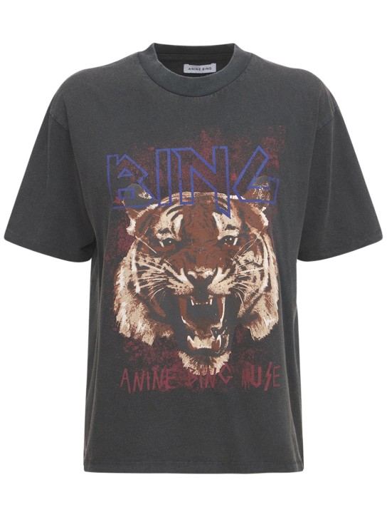 Tiger printed t-shirt - ANINE BING - Women | Luisaviaroma