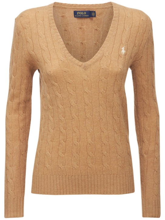 Polo Ralph Lauren: Kimberly wool & cashmere sweater - women_0 | Luisa Via Roma
