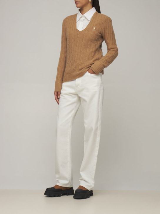 Polo Ralph Lauren: Kimberly wool & cashmere sweater - women_1 | Luisa Via Roma
