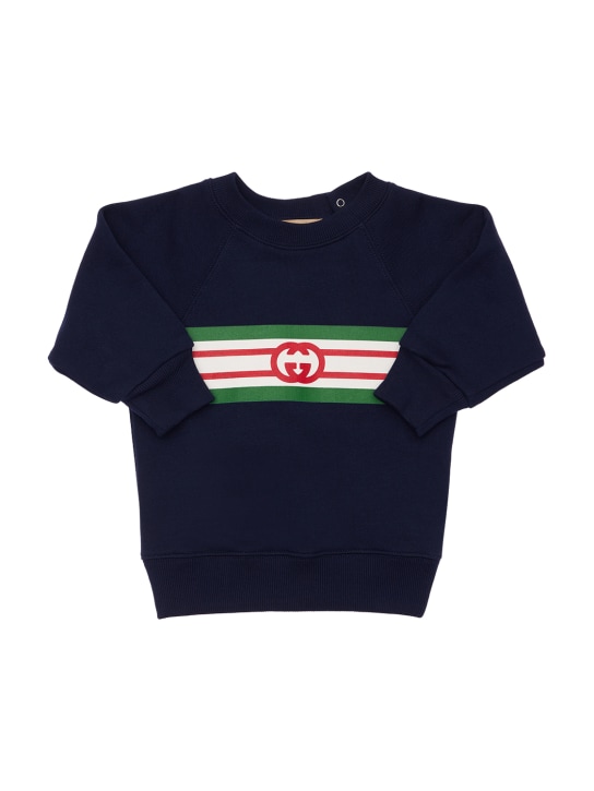 Baby sweatshirt with gucci on sale logo