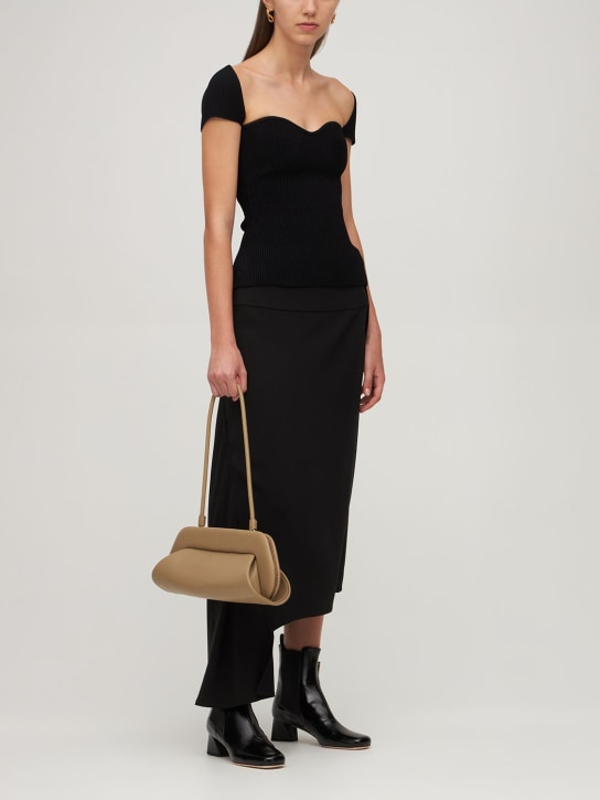 Roger Vivier: 45mm Tres Vivier patent leather boots - Black - women_1 | Luisa Via Roma