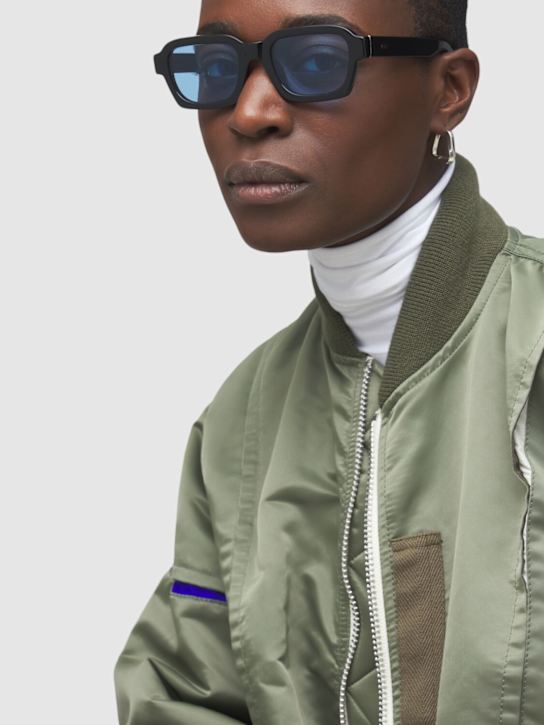 Retrosuperfuture: Caro azure acetate sunglasses - women_2 | Luisa Via Roma