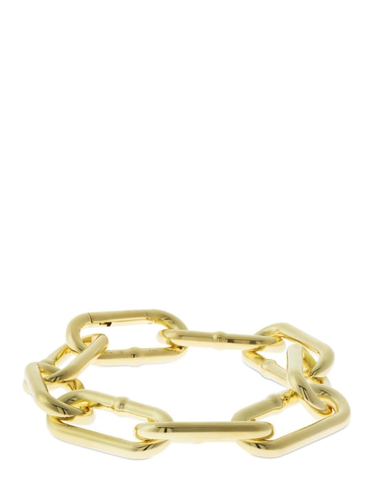 Bottega Veneta: Chunky chain bracelet - Altın Rengi - women_0 | Luisa Via Roma