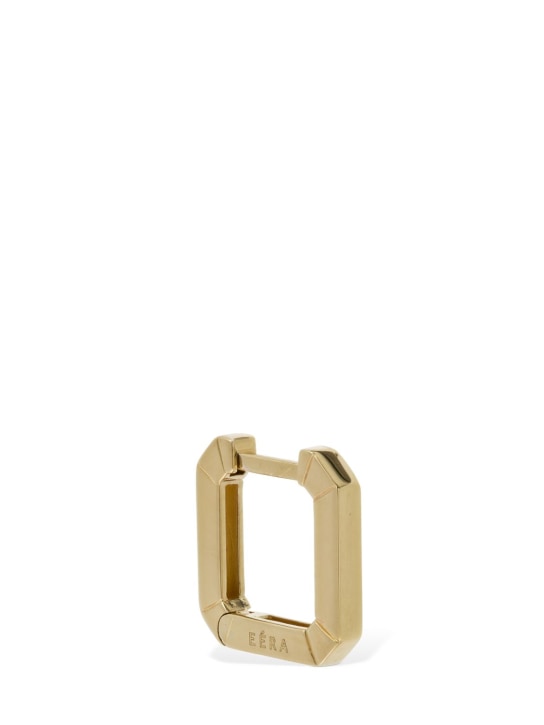 EÉRA: Mini Eéra 18kt gold square mono earring - Altın Rengi - women_1 | Luisa Via Roma
